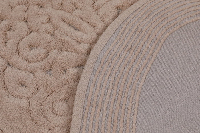 Mijölnir Juego de alfombrillas de baño Piante Oval - Beige
